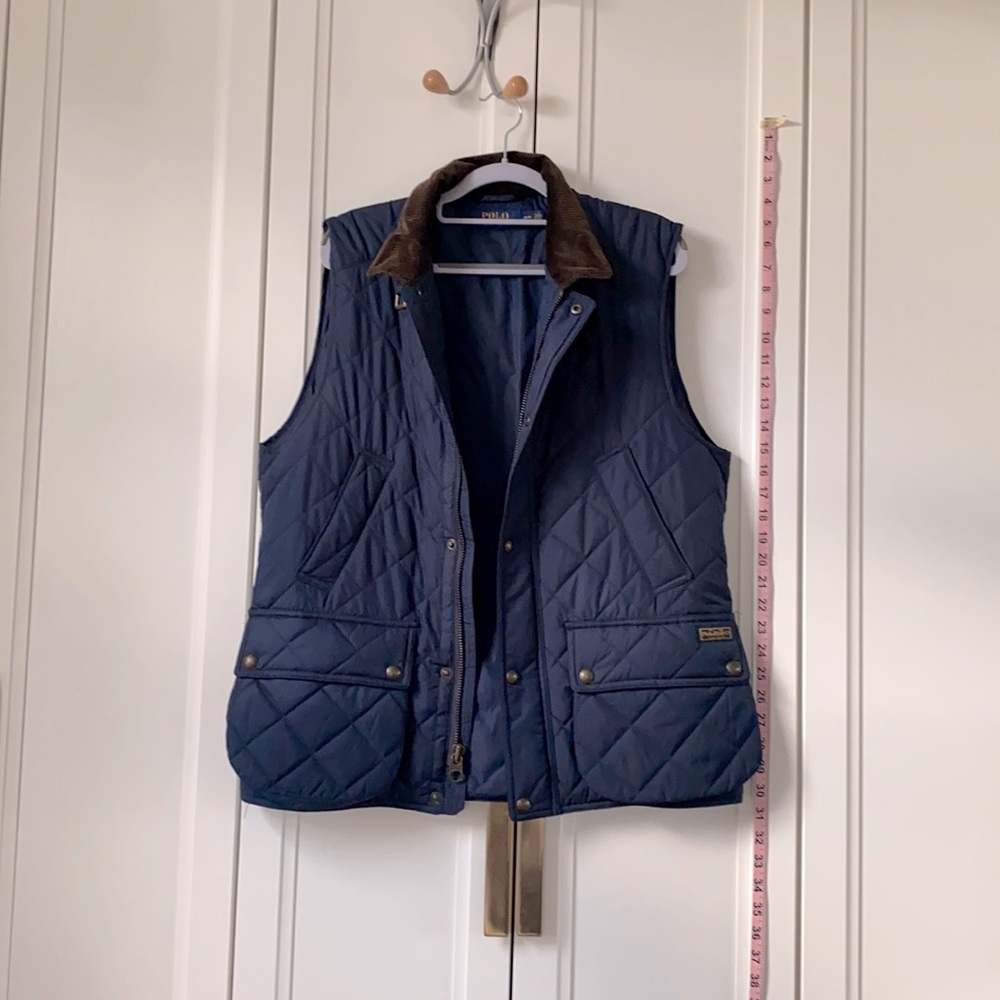 Polo Ralph Lauren Navy quilted vest  size M